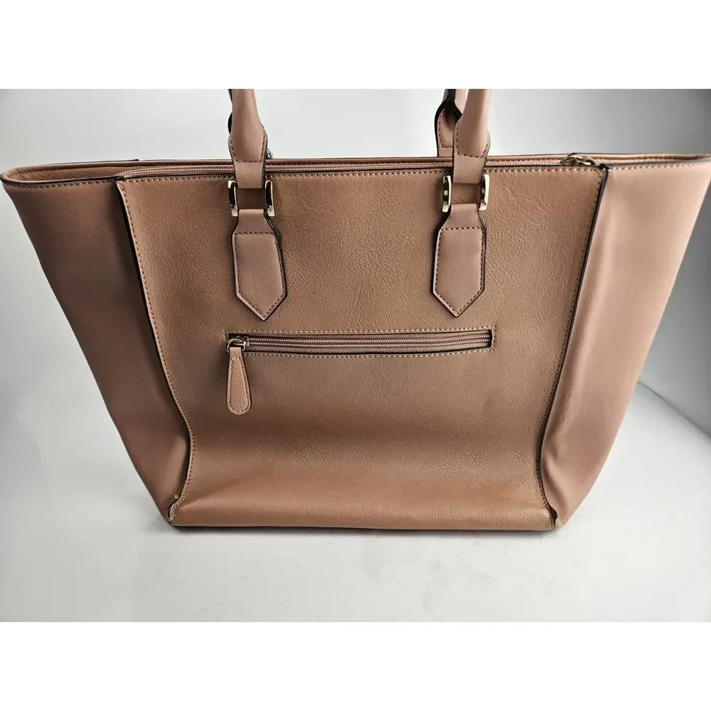 Target Mossimo‎ Purse Tote Pink/Tan